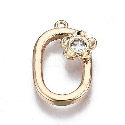 Brass Pendants KK-Q768-001G-O-1