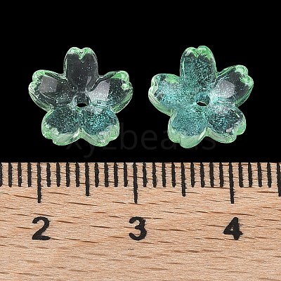 Dyed & Heated Glass Bead Caps GLAA-Z019-03I-1