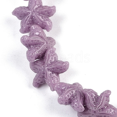 Synthetic Coral Dyed Carved Beads Strands CORA-K009-06A-1
