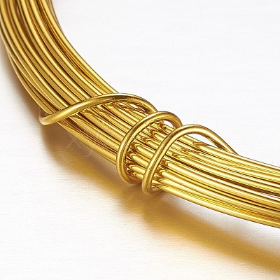 Round Aluminum Craft Wire AW-D009-1.5mm-10m-14-1