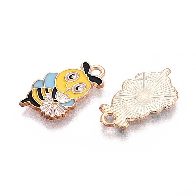 Alloy Enamel Pendants ENAM-T022-56C-1