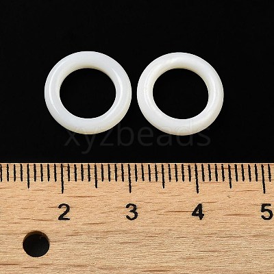 Natural White Shell Linking Ring SSHEL-M022-06A-1