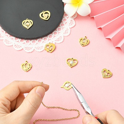 304 Stainless Steel Pendants STAS-CJ0003-42-1