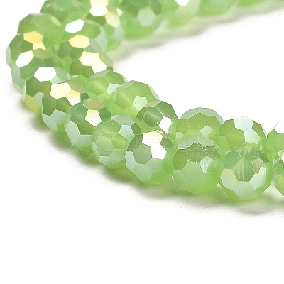 Imitation Jade Glass Beads Stands EGLA-A035-J6mm-B01-1