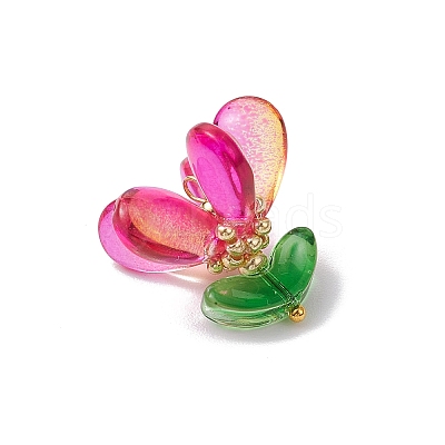 Glass Pendants PALLOY-MZ00657-05-1