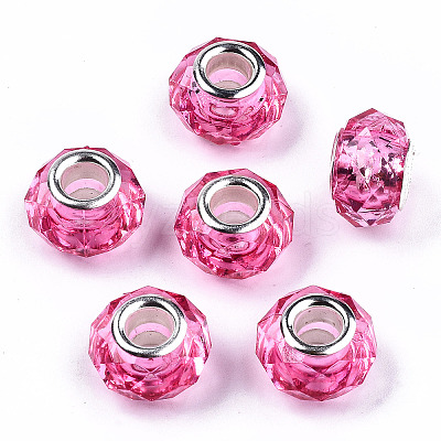 Transparent Resin European Beads RPDL-T003-003-B12-1