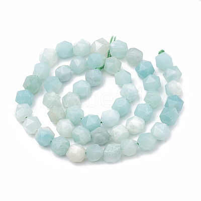 Natural Amazonite Beads Strands X-G-S332-6mm-009-1
