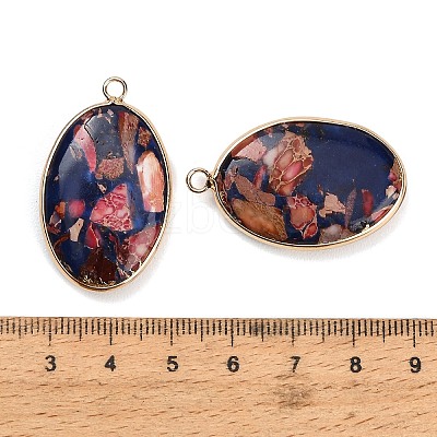 Dyed Synthetic Imperial Jasper Pendants GG-CBAA20A-04G-07-1