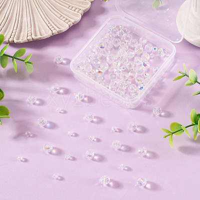 120Pcs 4 Styles Electroplate Glass Beads EGLA-TADJ0001-13A-1