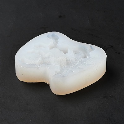Double Christmas Deer DIY Candlestick Silicone Molds SIMO-B002-04-1