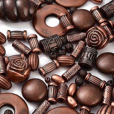 CCB Plastic Beads M-PABS001Y-R-1