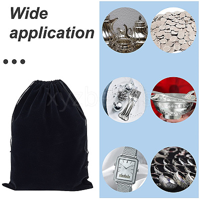 Velvet Drawstring Bags TP-WH0007-15-1