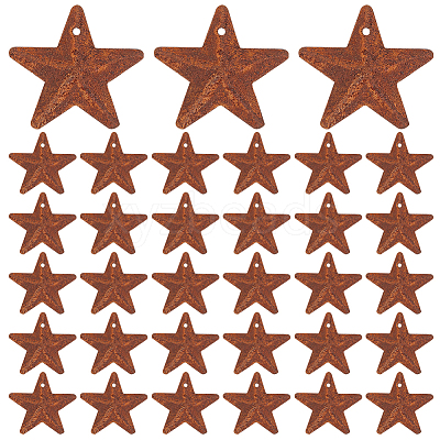 60Pcs Iron Pendants IFIN-GF0001-42C-1