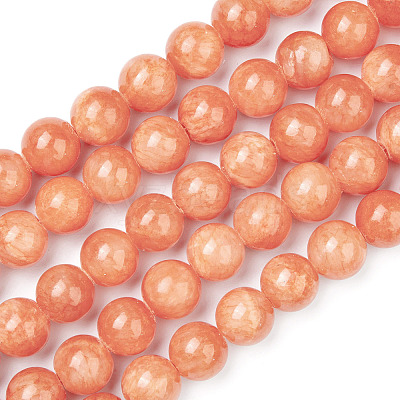 Natural Mashan Jade Beads Strands DJAD-12D-18-2-1