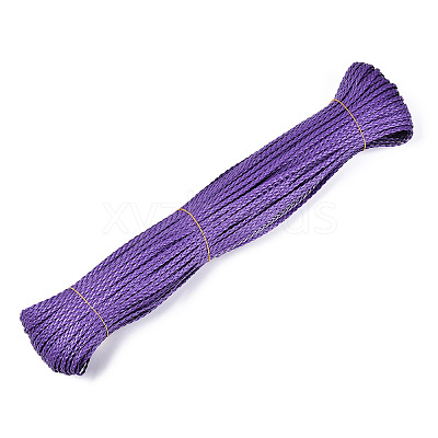 Braided Imitation Leather Cords LC-S002-5mm-09-1