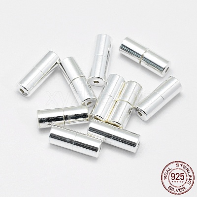 925 Sterling Silver Screw Clasps STER-G019-10S-4mm-1