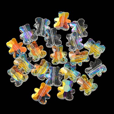 100Pcs Electroplate Glass Beads EGLA-P058-AB02-1