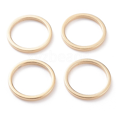 Brass Linking Rings KK-Y003-03E-G-1
