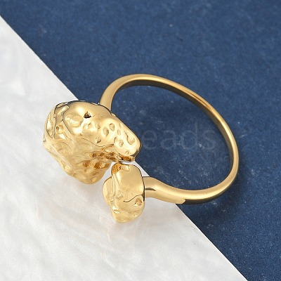 304 Stainless Steel Open Cuff Rings LS-RJEW-S627-01A-G-1