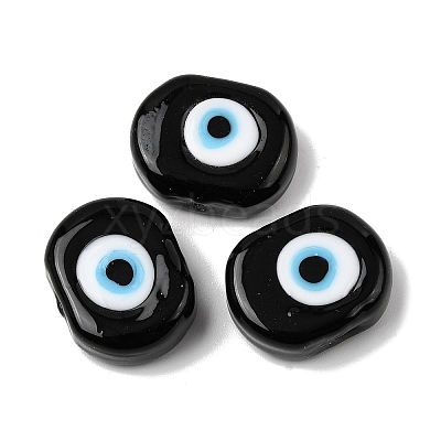 Handmade Evil Eye Lampwork Beads LAMP-G168-02-08-1