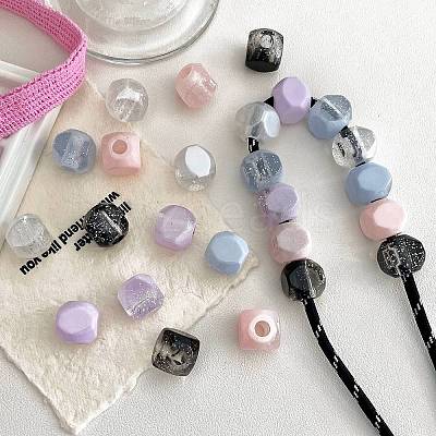 Opaque Acrylic Beads OACR-I013-16-1