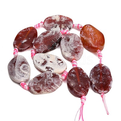 Natural Fire Crackle Agate Beads Strands GG-CBAE0EB-04B-1