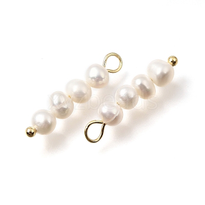 Natural Freshwater Pearl Beaded Pendants PA-CBAF2FA-04G-1