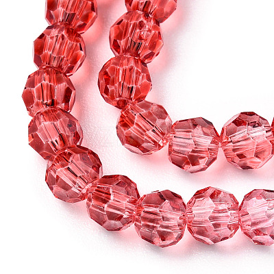 Transparent Glass Beads Strands LS-GLAA-E036-07N-1
