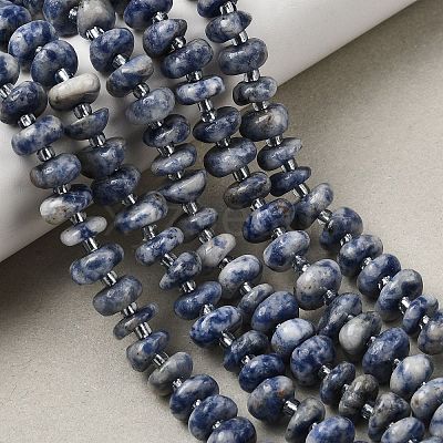 Natural Blue Spot Jasper Beads Strands G-L649-C01-01-1