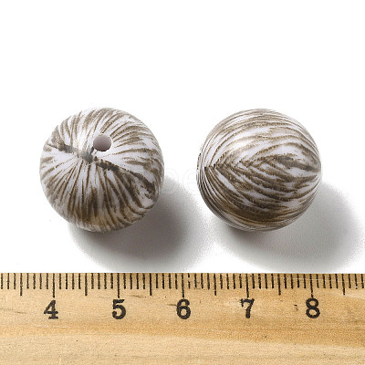 Printing Opaque Acrylic Beads OACR-H049-01A-1