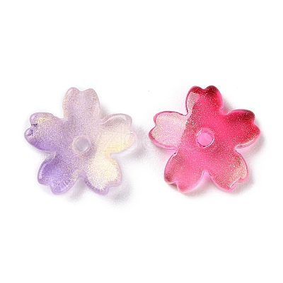 Transparent Baking Paint Glass Beads GLAA-D011-01-1