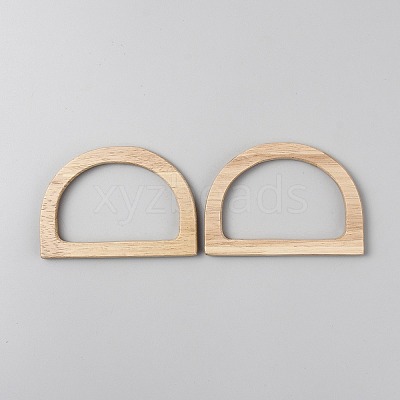 Wooden D Shaped Bag Handles Replacement FIND-WH0139-822B-06-1