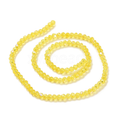 Electroplate Glass Beads Strands EGLA-A034-T1mm-L02-1