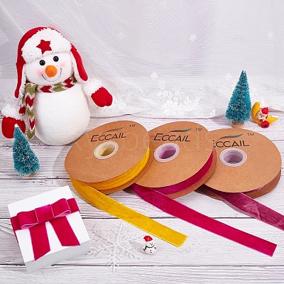 Velvet Ribbon SRIB-WH0006-18D-1