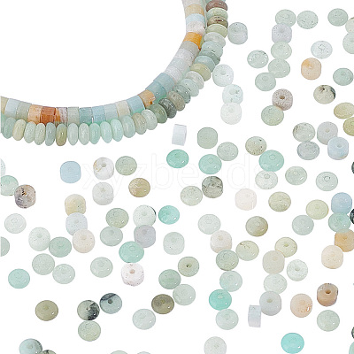 2 Strands 2 Styles Natural Flower Amazonite Beads Strands G-PH0002-31-1