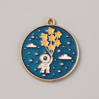 Alloy Enamel Pendants FIND-WH0260-09A-G-1