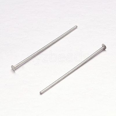 Tarnish Resistant 304 Stainless Steel Flat Head Pins STAS-H358-06C-1