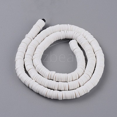 Handmade Polymer Clay Beads X-CLAY-R067-6.0mm-17-1