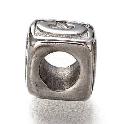 Tarnish Resistant 304 Stainless Steel European Beads OPDL-L020-001C-1