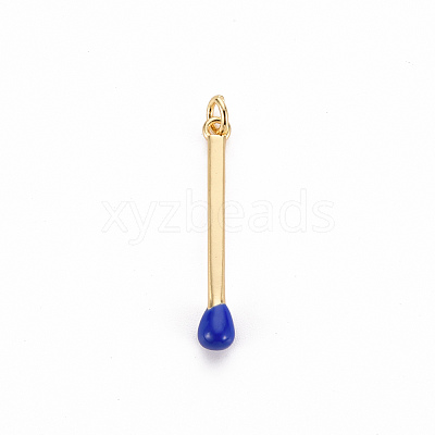 Brass Enamel Pendants KK-S362-032A-NR-1