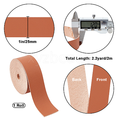 2M Flat Microfiber Imitation Leather Cord FIND-WH0420-75B-04-1