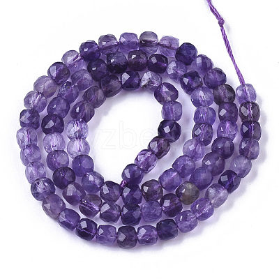 Natural Amethyst Beads Strands G-R460-028B-1