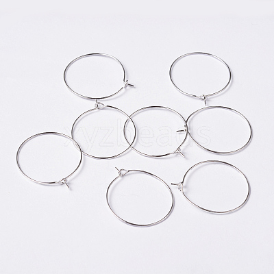 Brass Wine Glass Charm Rings EC067-2S-1