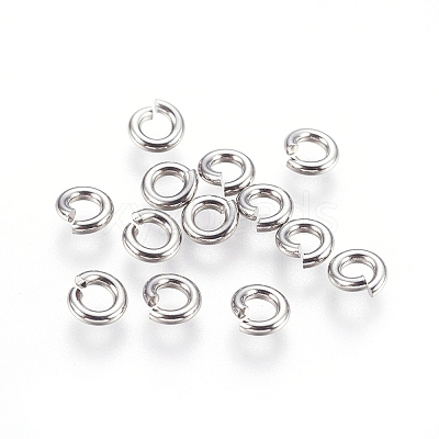 Tarnish Resistant 304 Stainless Steel Saw Cut Open Jump Rings STAS-P212-25P-12-1