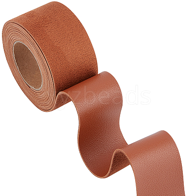 2M PVC Imitation Leather Ribbons SRIB-WH0011-126C-04-1