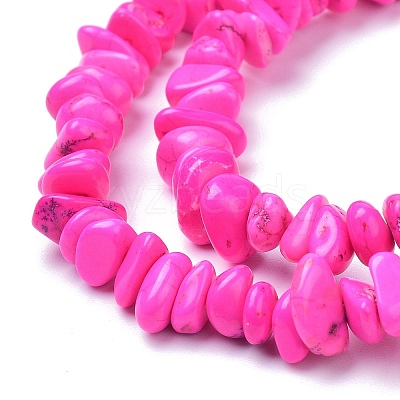 Natural Magnesite Beads Strands X-TURQ-P001-02A-09-1