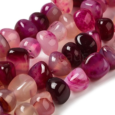 Natural Agate Beads Strands X-G-H295-B01-11-1
