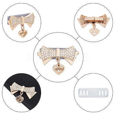 Alloy Shoes Clasps PALLOY-WR0001-01-1