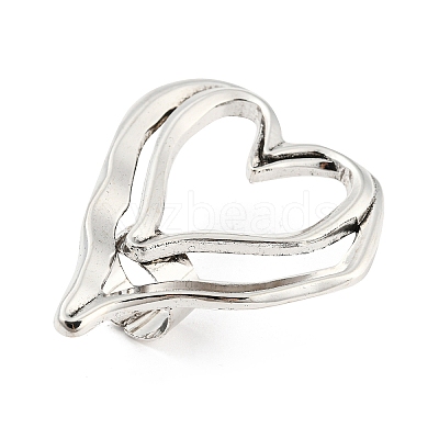 Alloy Adjustable Ring RJEW-K260-01B-AS-1
