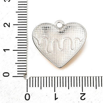 304 Stainless Steel Pendants STAS-M123-03D-PG-1
